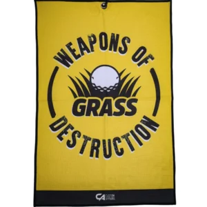CA Waffle Golf Towels | Grass Destruction