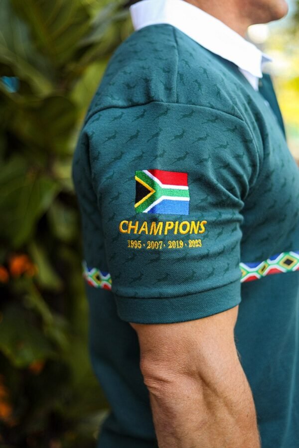 CA Supporters Cotton Golfer | Green Amandla - Image 6