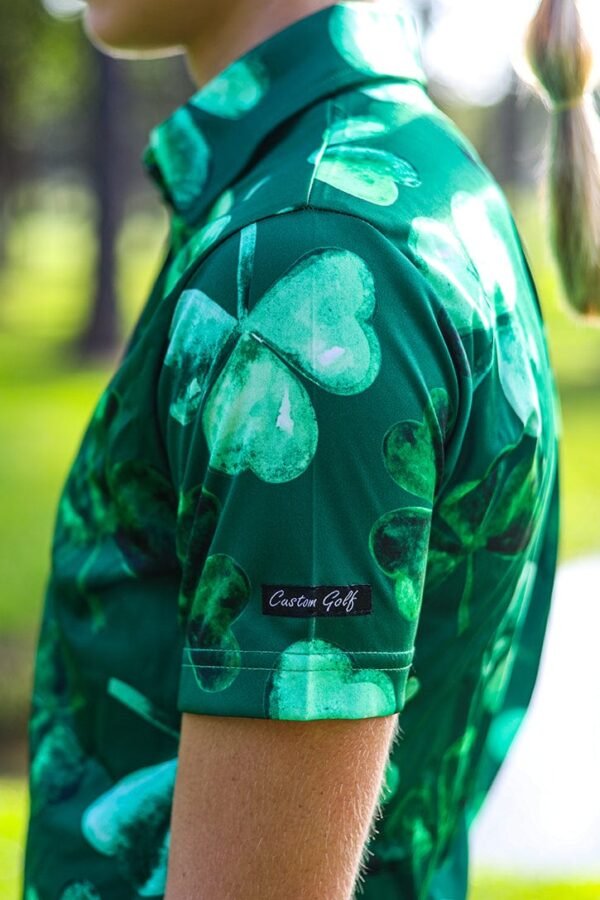 CA Ladies Funky Golf Shirt | Lucky Clovers - Image 4