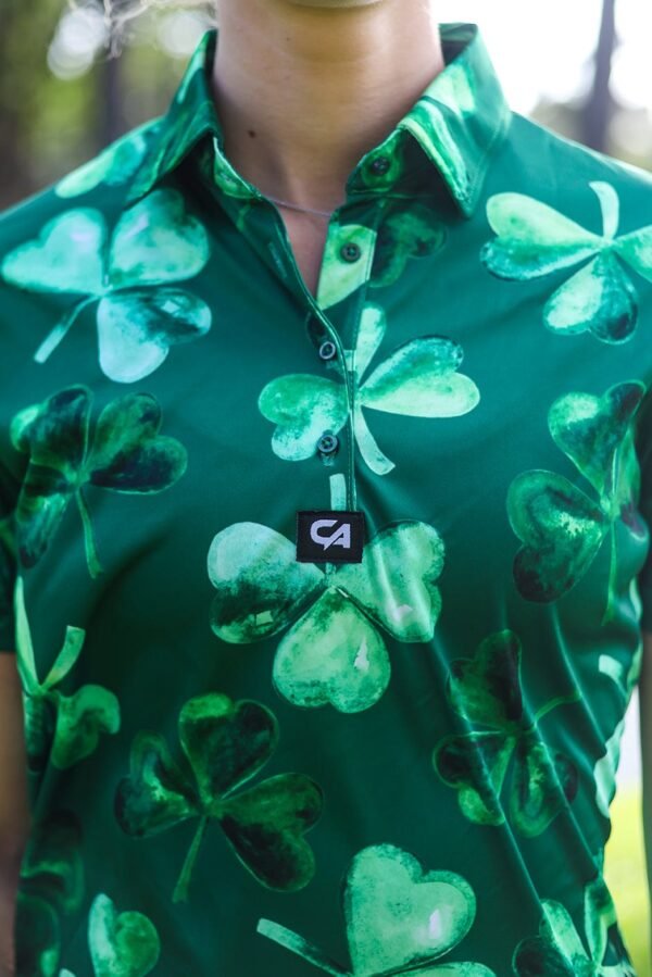 CA Ladies Funky Golf Shirt | Lucky Clovers - Image 6