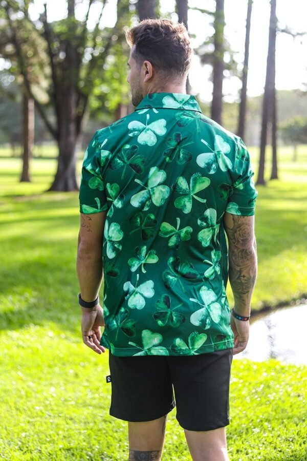 CA Funky Golf Shirt | Lucky Clovers - Image 4