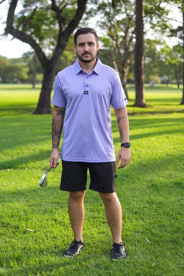 CA Iconic Golf Shirt | Lavender - Image 5
