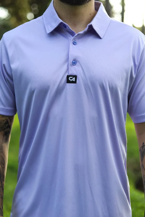 CA Iconic Golf Shirt | Lavender - Image 6
