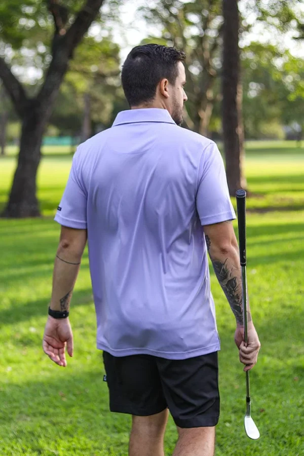 CA Iconic Golf Shirt | Lavender - Image 3