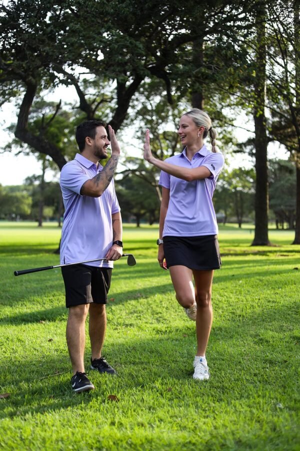 CA Iconic Golf Shirt | Lavender - Image 2