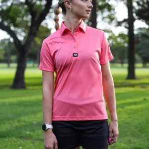 CA Ladies Iconic Golf Shirt | Watermelon