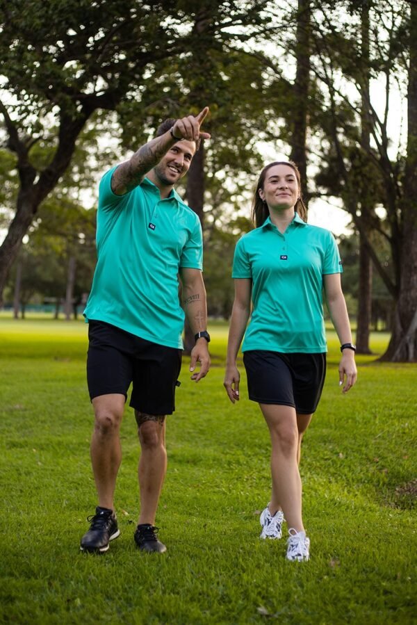 CA Iconic Golf Shirt | Jade - Image 2