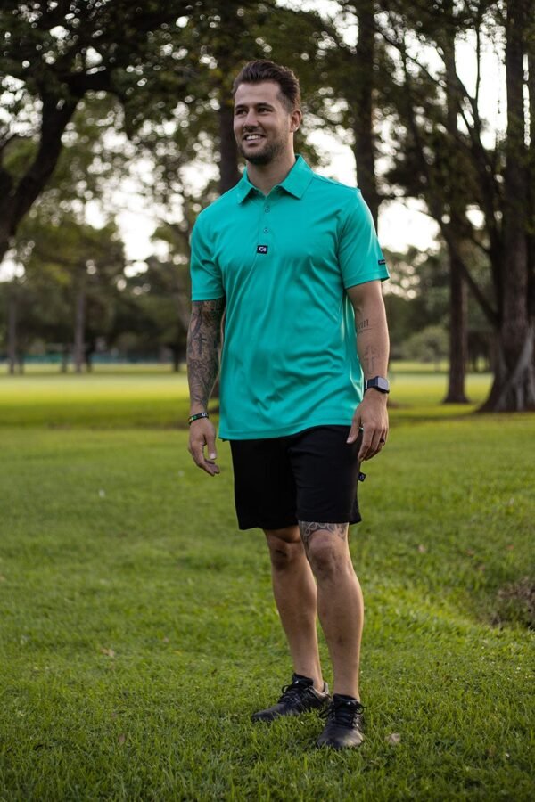 CA Iconic Golf Shirt | Jade - Image 5
