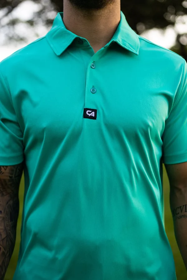 CA Iconic Golf Shirt | Jade - Image 6