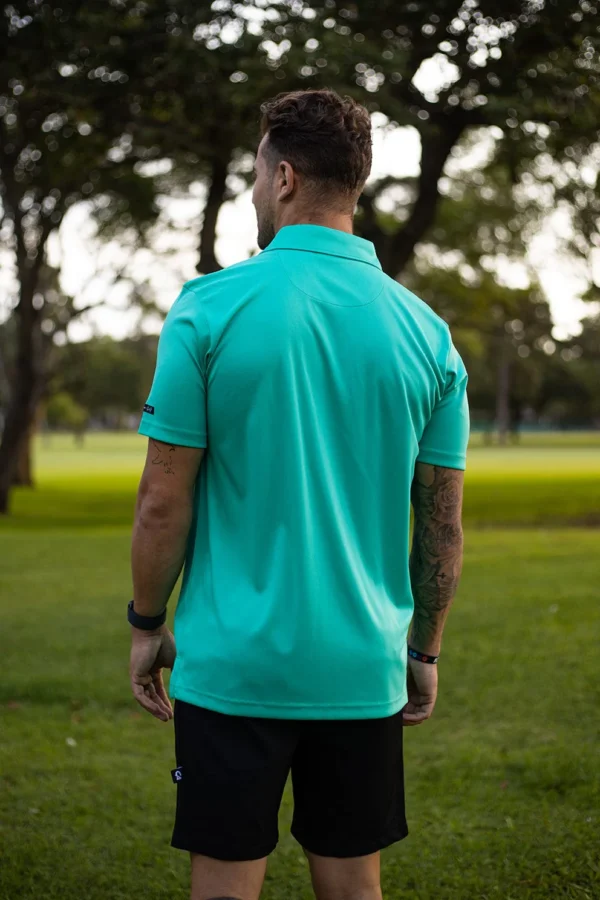CA Iconic Golf Shirt | Jade - Image 3