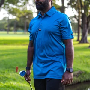 CA Iconic Golf Shirt | Dark Teal