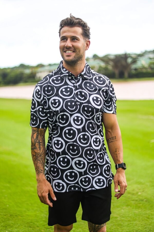 CA Funky Golf Shirt | Smiley