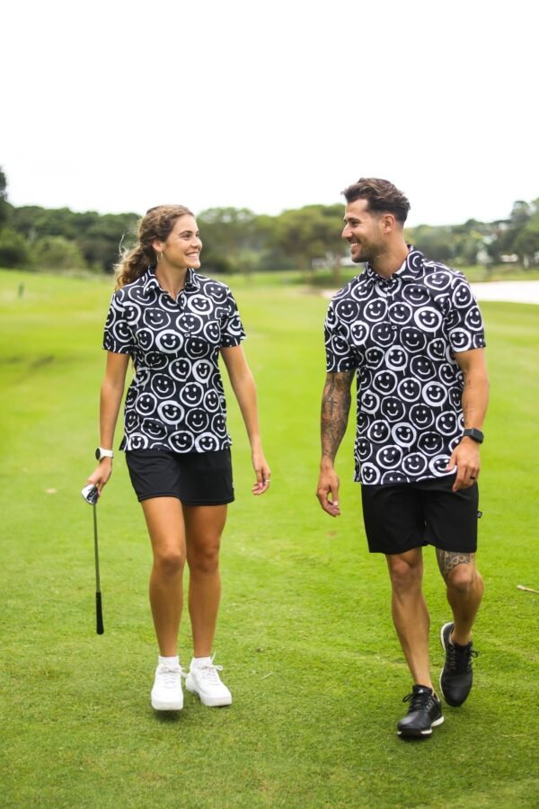 CA Funky Golf Shirt | Smiley - Image 2