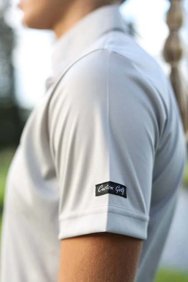CA Ladies Iconic Golf Shirt | Light Grey - Image 4