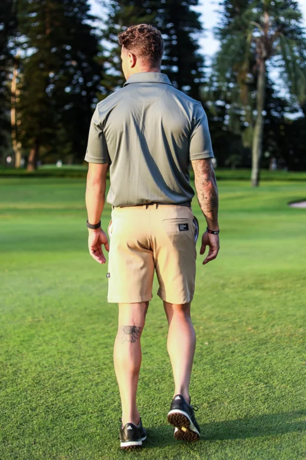 CA Flow Golf Shorts | Khaki - Image 4