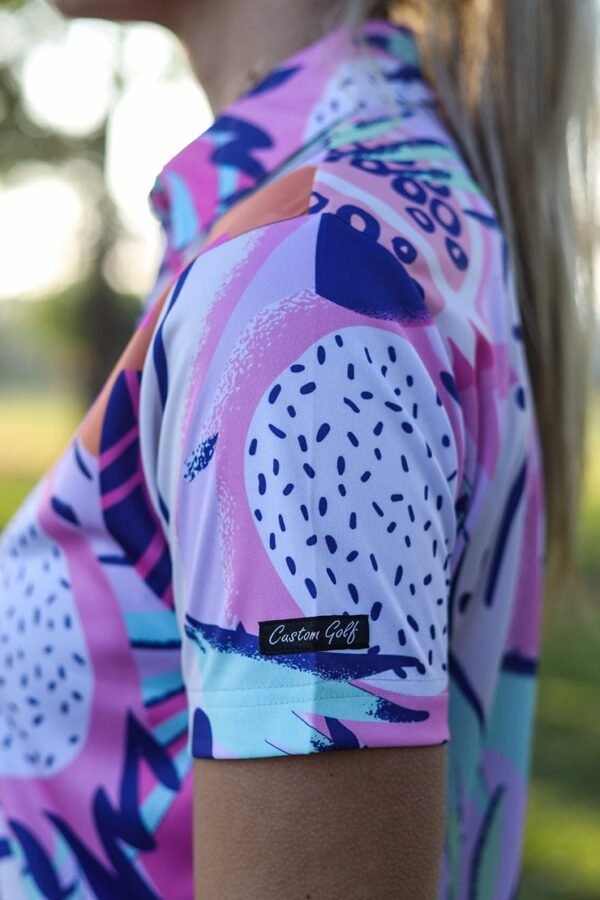 CA Ladies Funky Golf Shirt | Palm Fruits - Image 4