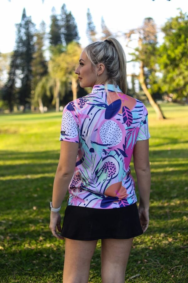 CA Ladies Funky Golf Shirt | Palm Fruits - Image 3