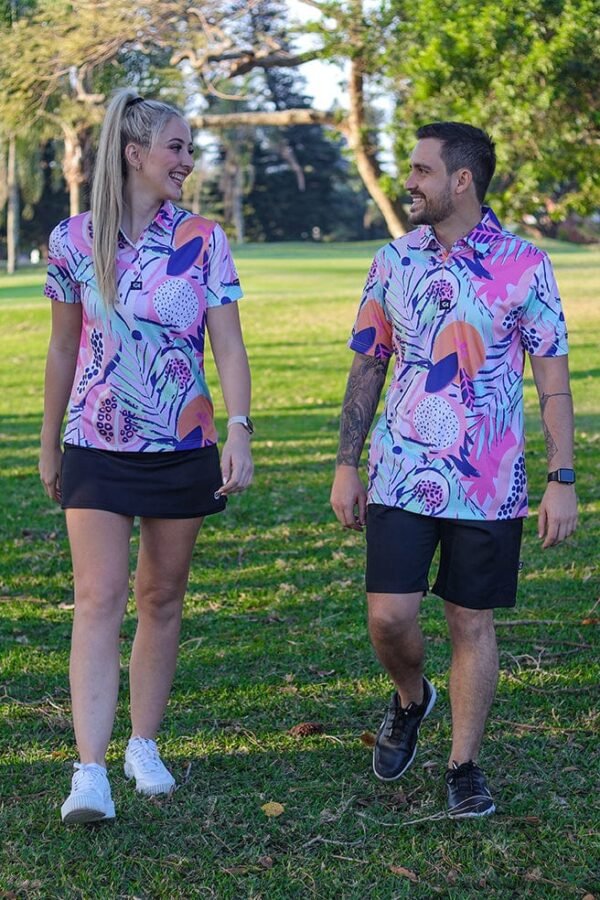 CA Ladies Funky Golf Shirt | Palm Fruits - Image 2