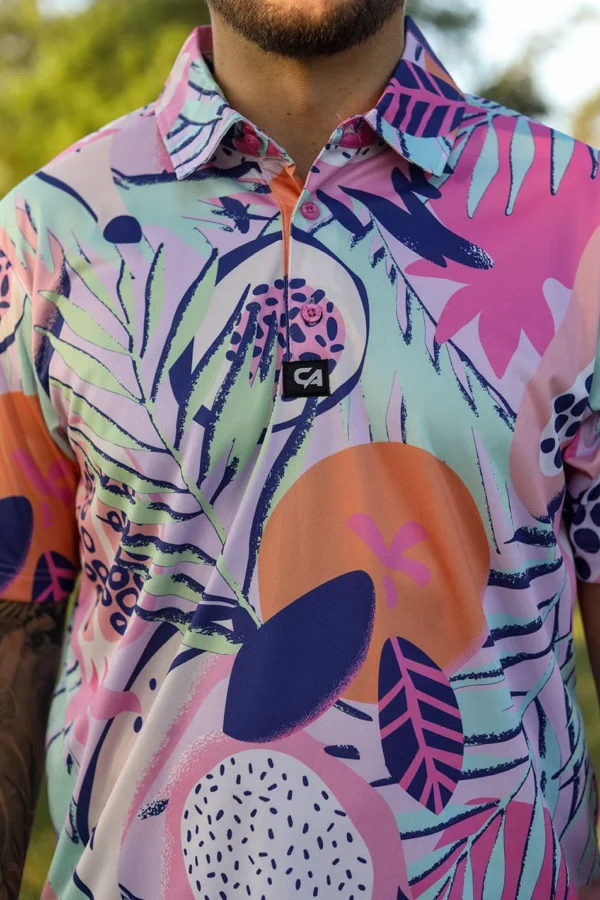 CA Funky Golf Shirt | Palm Fruits - Image 5