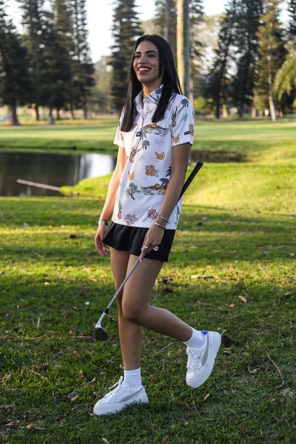 CA Ladies Funky Golf Shirt | Palm Tree Resort - Image 5