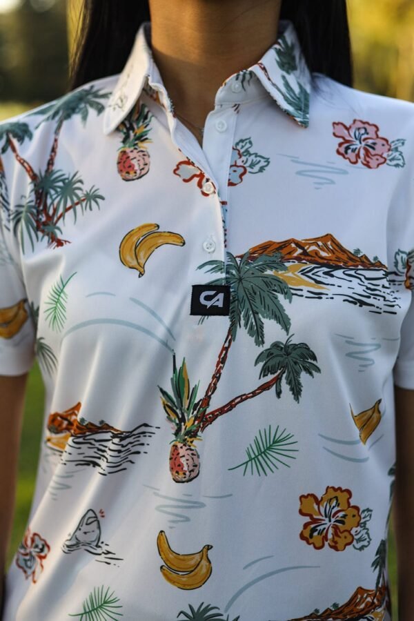 CA Ladies Funky Golf Shirt | Palm Tree Resort - Image 6