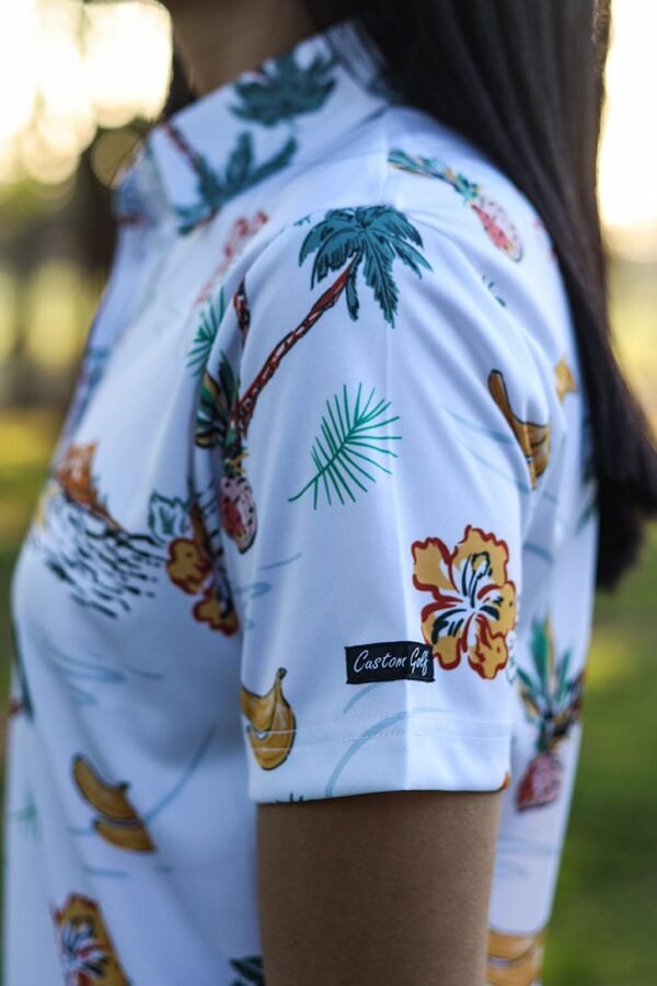 CA Ladies Funky Golf Shirt | Palm Tree Resort - Image 4