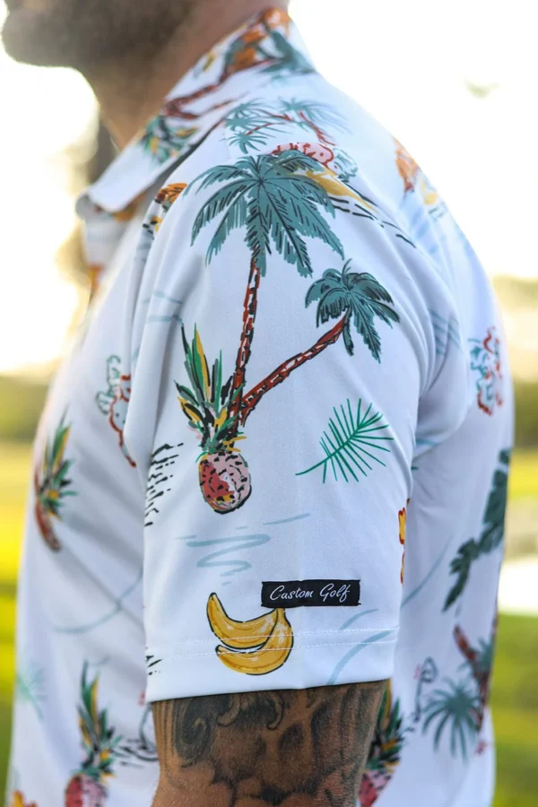 CA Funky Golf Shirt | Palm Tree Resort - Image 4