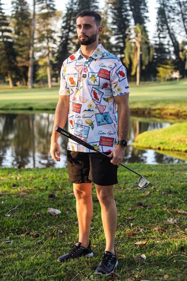 CA Funky Golf Shirt | Summer Vacation - Image 4