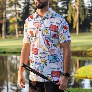 CA Funky Golf Shirt | Summer Vacation