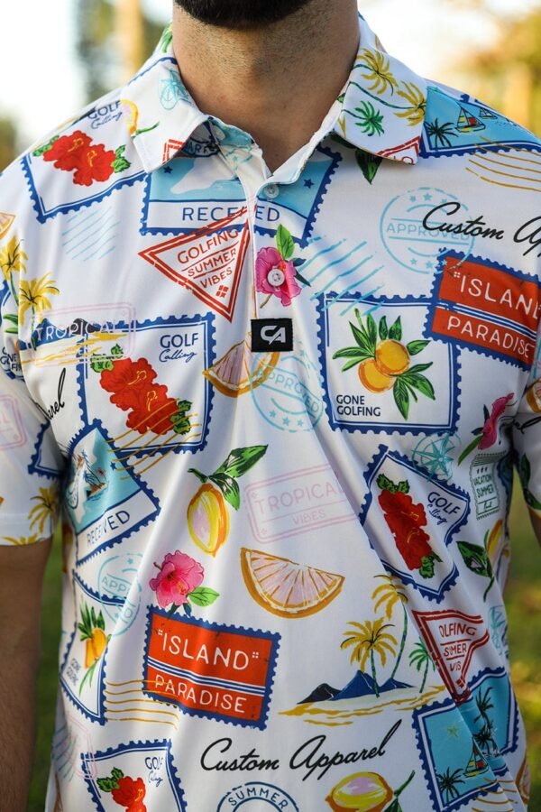 CA Funky Golf Shirt | Summer Vacation - Image 5