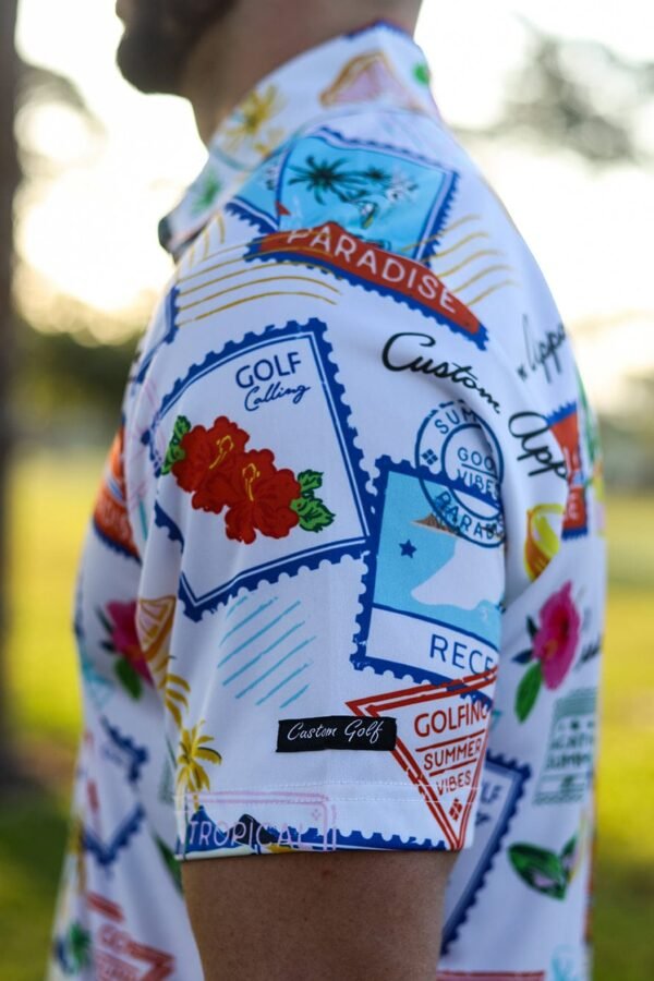 CA Funky Golf Shirt | Summer Vacation - Image 3