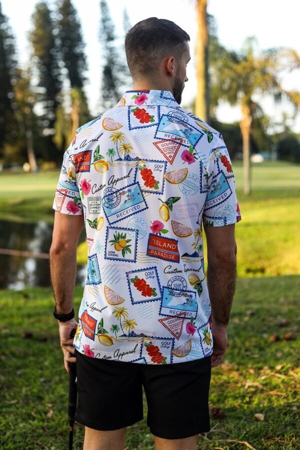 CA Funky Golf Shirt | Summer Vacation - Image 2