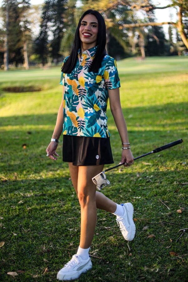 CA Ladies Funky Golf Shirt | Exotic Fruits - Image 5