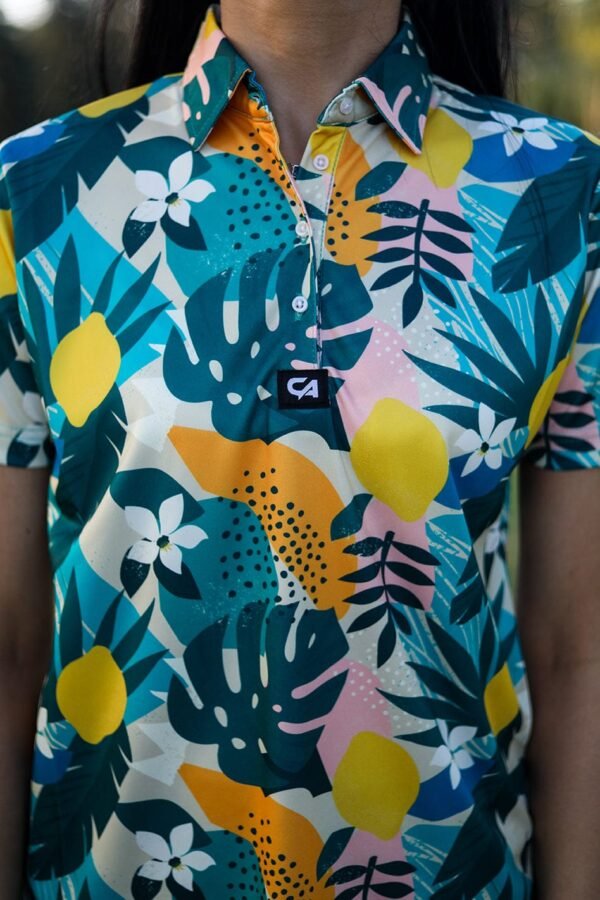 CA Ladies Funky Golf Shirt | Exotic Fruits - Image 6