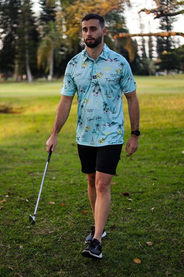 CA Funky Golf Shirt | Tropical Vibes - Image 4