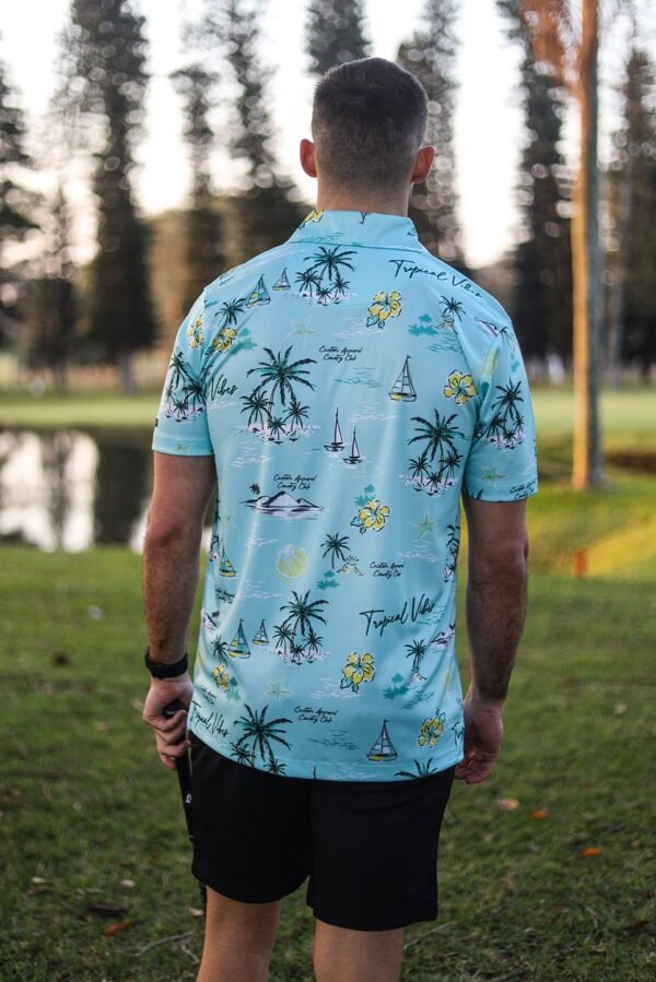 CA Funky Golf Shirt | Tropical Vibes - Image 2