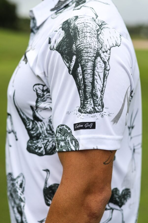 CA Funky Golf Shirt | Wild Animals - Image 4