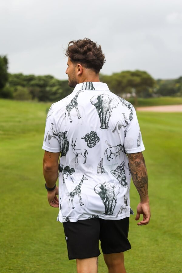 CA Funky Golf Shirt | Wild Animals - Image 3
