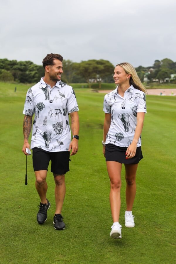 CA Funky Golf Shirt | Wild Animals - Image 2