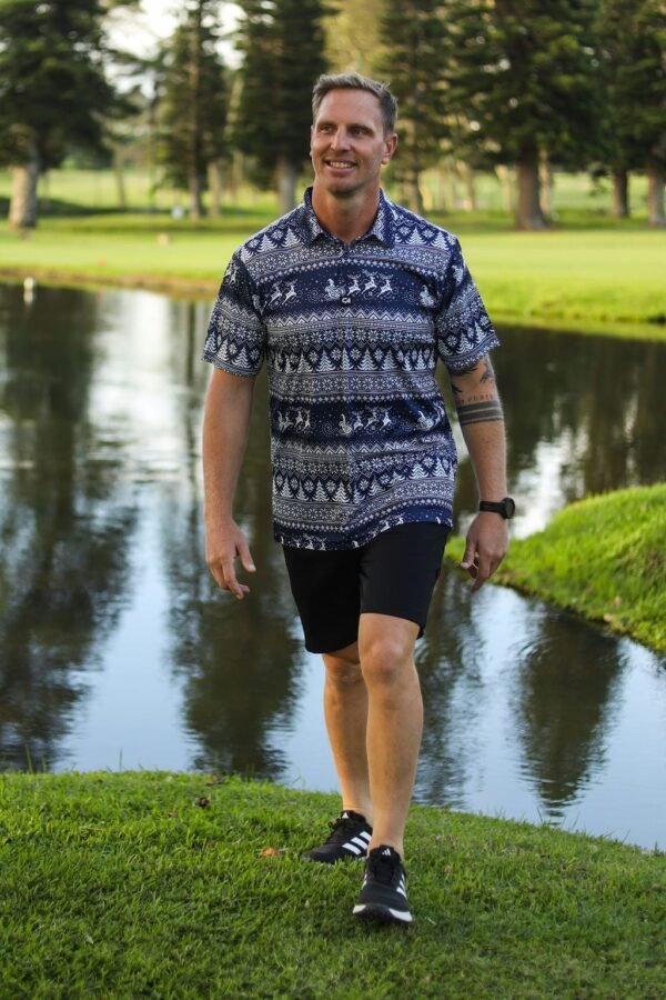 CA Funky Golf Shirt | Snow Way - Image 5