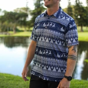 CA Funky Golf Shirt | Snow Way
