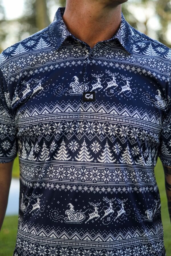 CA Funky Golf Shirt | Snow Way - Image 6