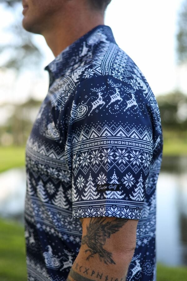 CA Funky Golf Shirt | Snow Way - Image 4