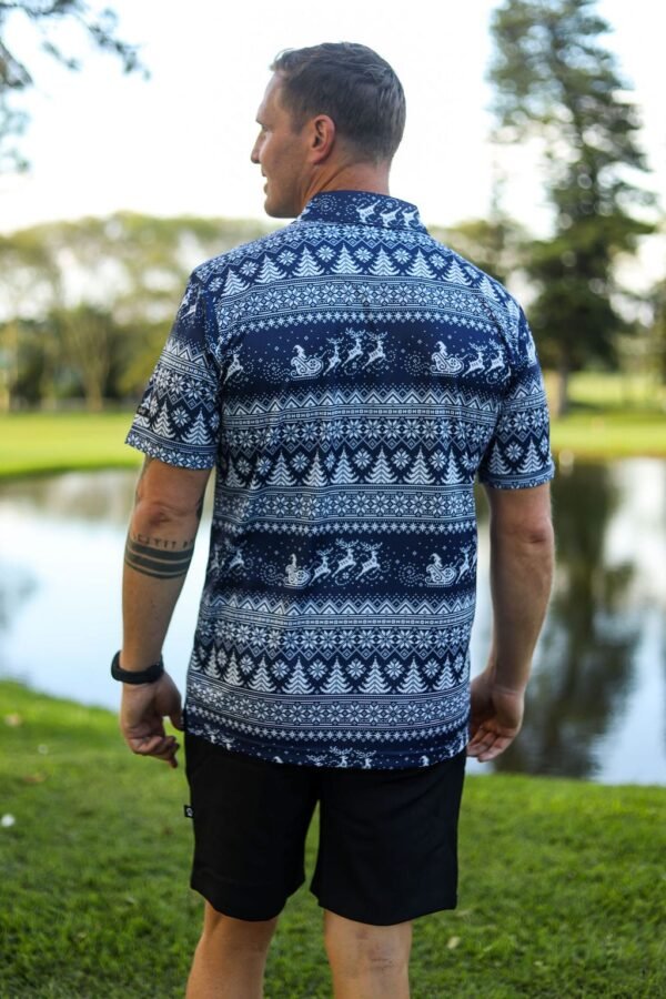 CA Funky Golf Shirt | Snow Way - Image 3