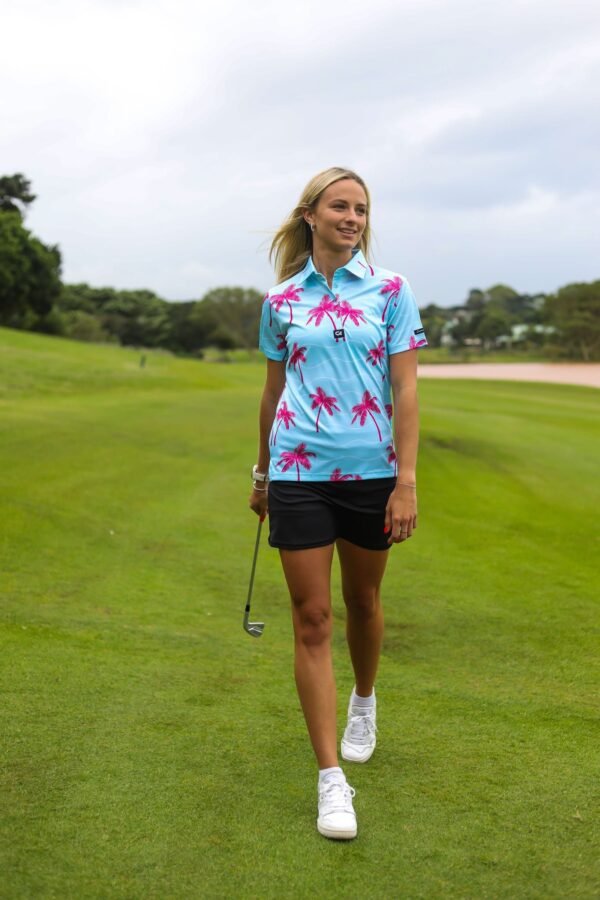 CA Ladies Funky Golf Shirt | Palm Vibes - Image 5