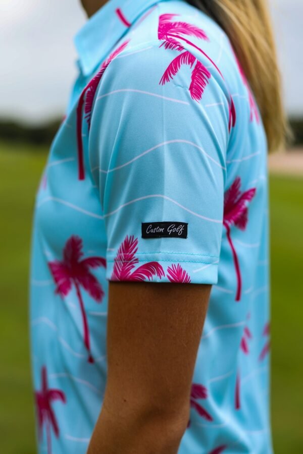 CA Ladies Funky Golf Shirt | Palm Vibes - Image 4