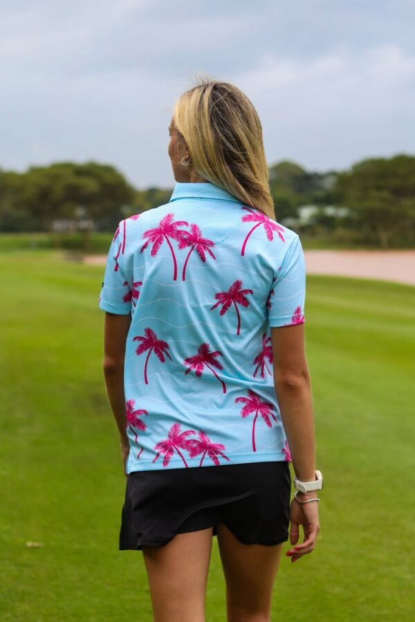 CA Ladies Funky Golf Shirt | Palm Vibes - Image 3