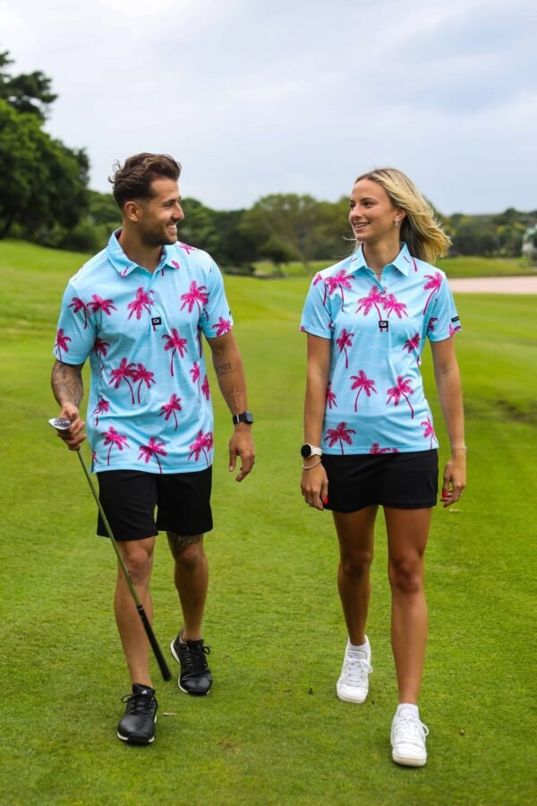 CA Ladies Funky Golf Shirt | Palm Vibes - Image 2