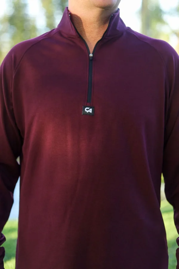 CA Apex Golf Jersey | Burgundy - Image 5