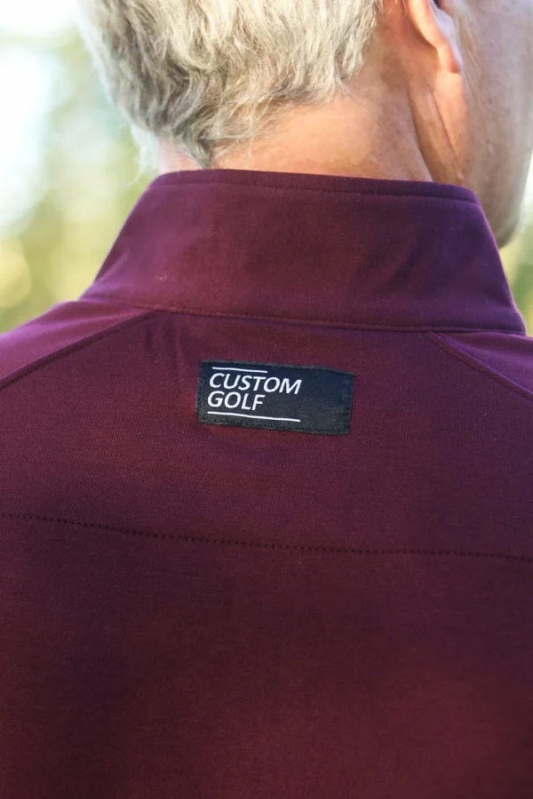 CA Apex Golf Jersey | Burgundy - Image 2